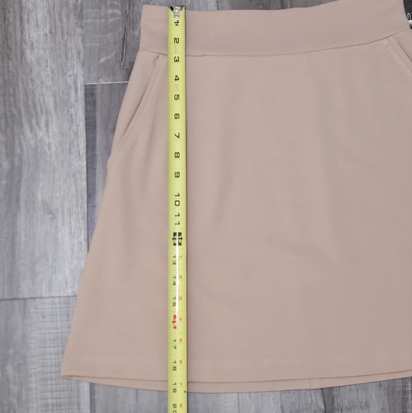 Fishers Finery Ponte Knit A-Line Skirt with Pockets - Picture 5 of 14